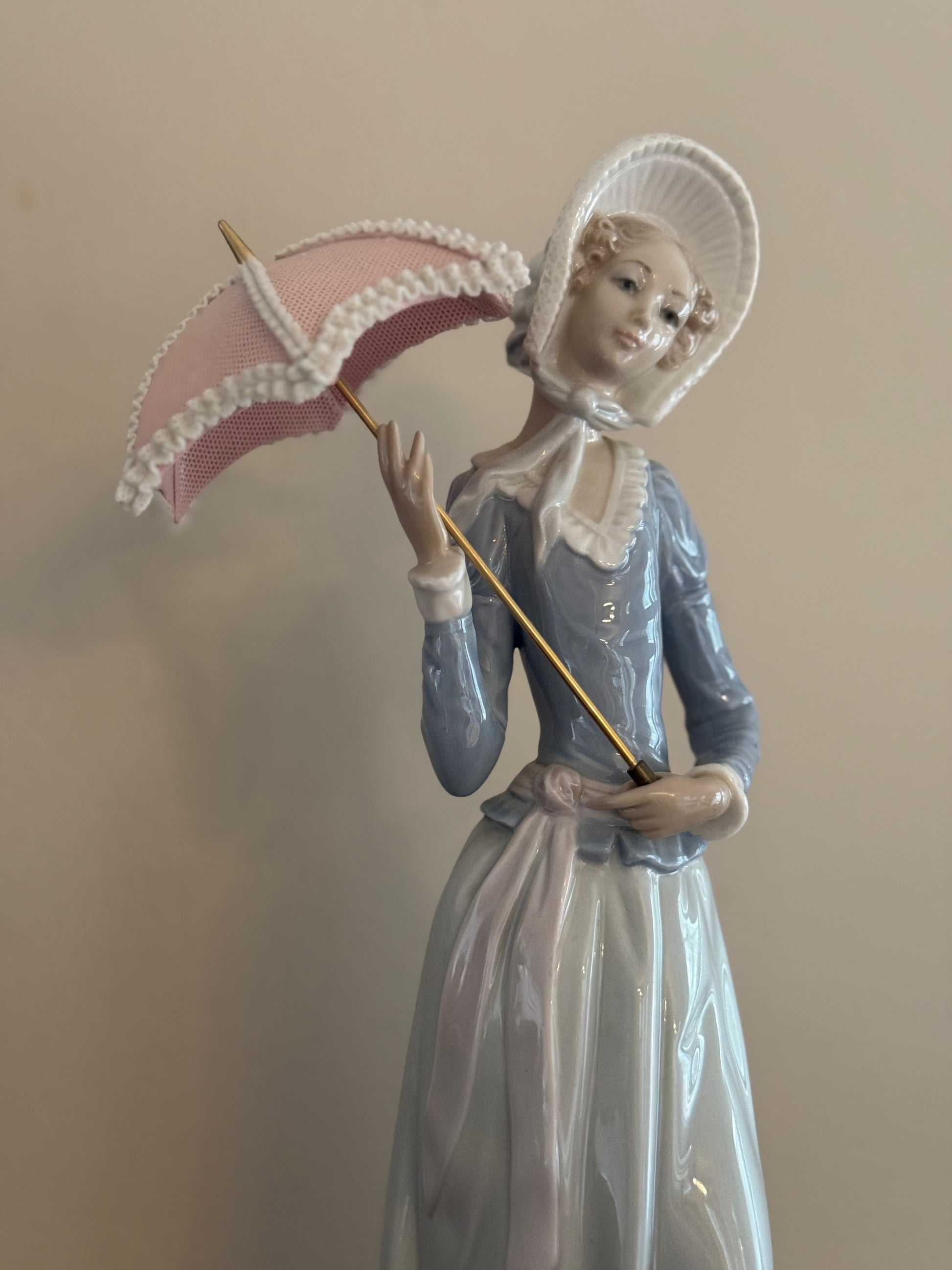 リヤドロ LLADRO vintage lady with umbrella 【公式通販】 リヤドロ LLADRO vintage lady with umbrella 【公式通販】