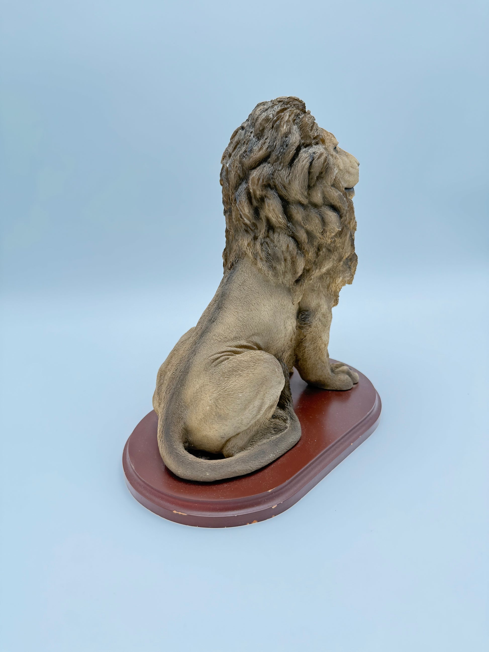 Vintage Resin Lion Statue by United Design (1988) – Animal Classics CC ...